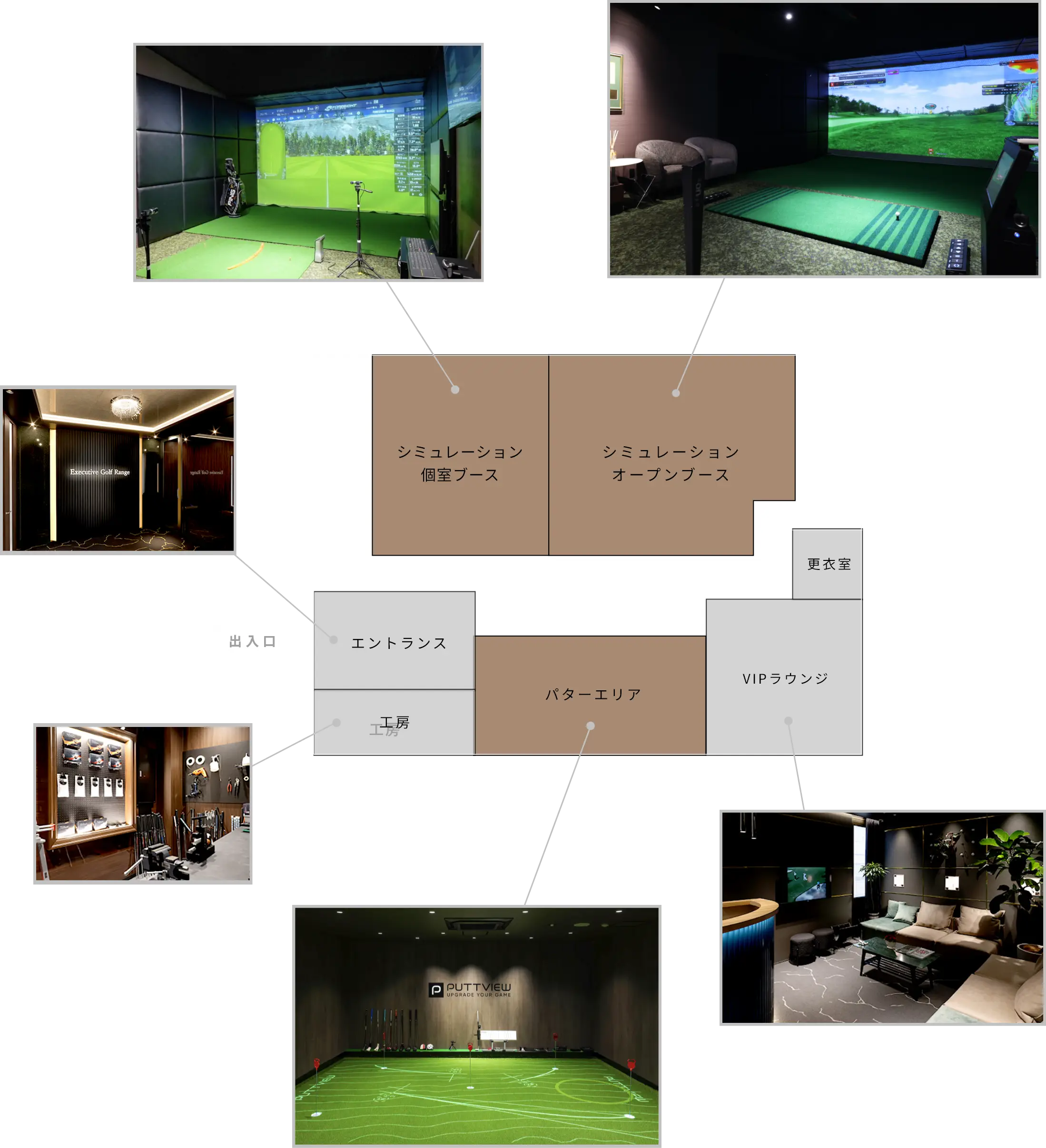 Executive Golf Rangeフロアマップ